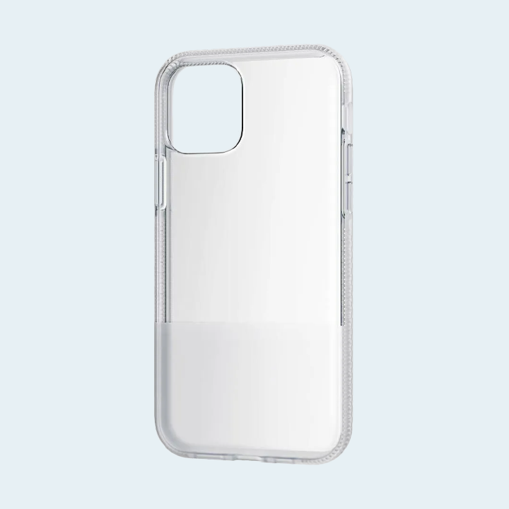 Bodyguardz Stack Protective Bold Two-Toned Case for iPhone 12 Pro - Clear/White