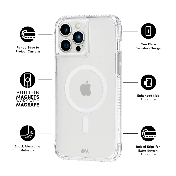 Case Mate iPhone 13 Pro Tough Clear Plus Case - Clear