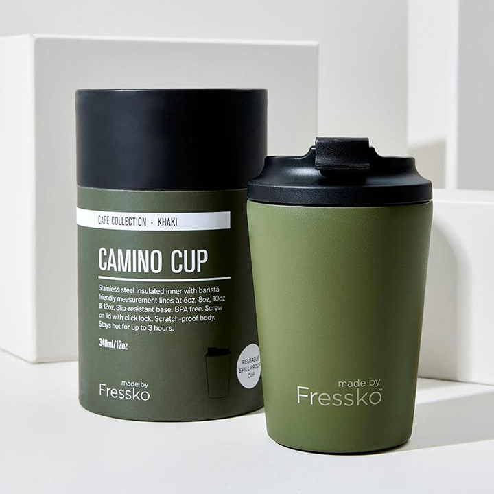 FRESSKO CAFE COLLECTION KHAKI CAMINO CUP - 340ML