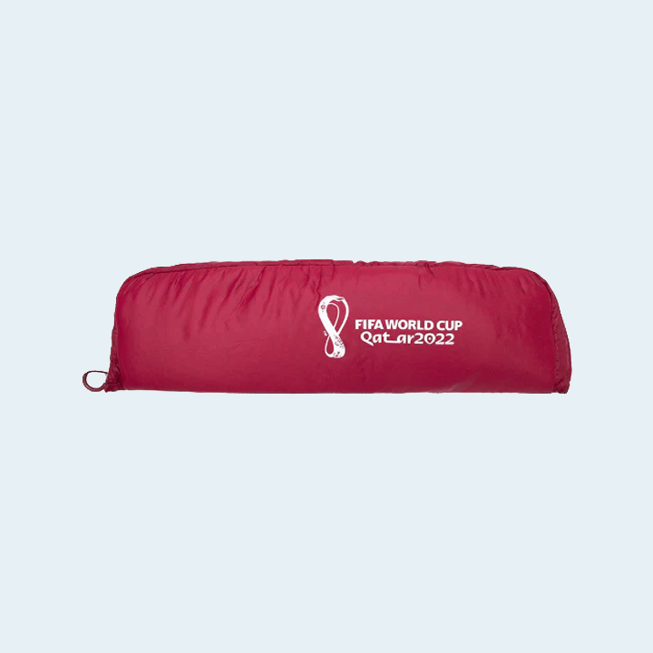FWC Qatar 2022 Foldable Neck Pillow Backpack Qatari Burgundy - FFIFIFACC00307