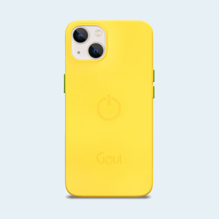 Goui Magnetic Case for iPhone 13 6.1 with Magnetic Bars G-MAGENT13-Y - Sunshine Yellow