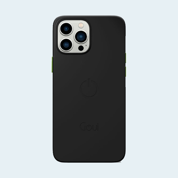 Goui Magnetic Case for iPhone 13 Pro With Magnetic Bars - Stone Black