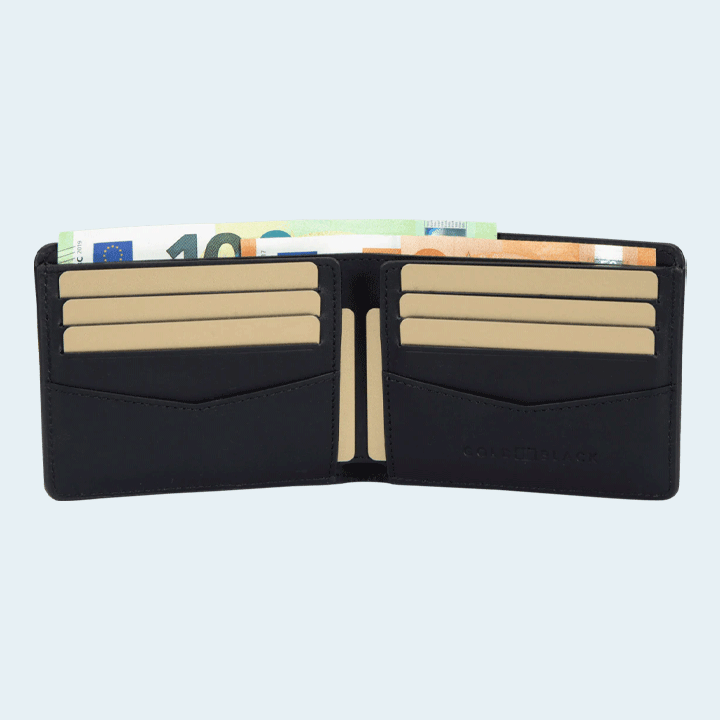 Gold Black GM Wallet - Milano Green