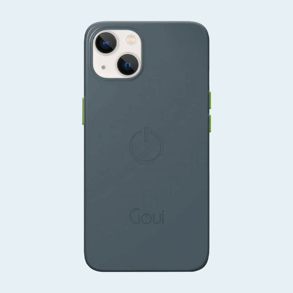 Goui Magnetic Case for iPhone 13 with Magnetic Bars G-MAGENT13-A - Steel Grey