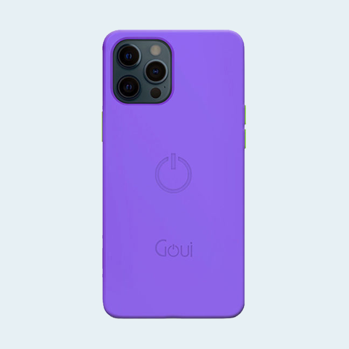 Goui Magnetic Case for iPhone 12 Pro Max with Magnetic Bars - Lavender Purple