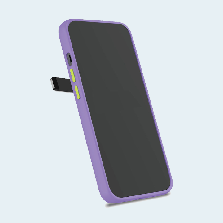 Goui Magnetic Case for iPhone 12 Pro Max with Magnetic Bars - Lavender Purple