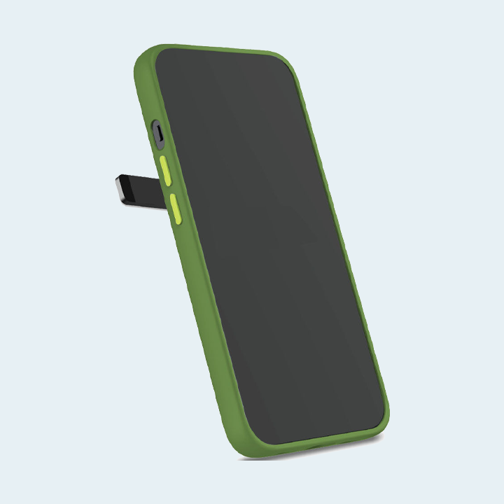 Goui Magnetic Case for iPhone 12 Pro with Magnetic Bars - Olive Green