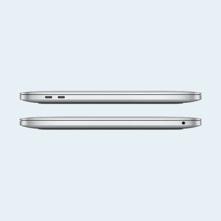 Apple MacBook Pro 13 inch 2022 / MNEQ3 / Apple M2 chip (8-core CPU, 10-core GPU) / 8GB RAM / 512GB SSD / 13.3-inch Retina Display / macOS – Silver (English Keyboard)