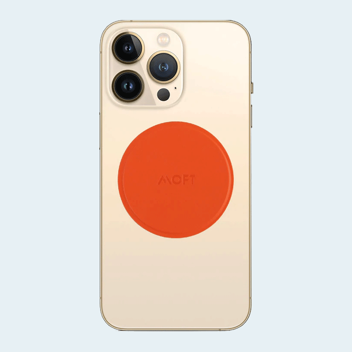 Moft O Snap Phone Stand & Grip - Orange