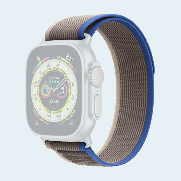Apple Watch Strap 49mm Blue/Gray MQEK3 – M/L