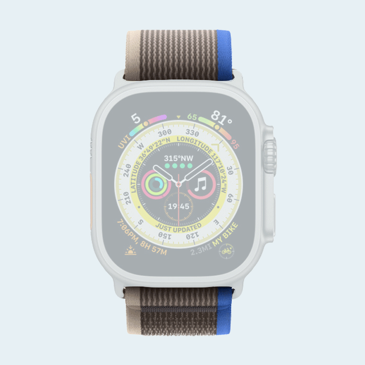 Apple Watch Strap 49mm Blue/Gray MQEK3 – M/L
