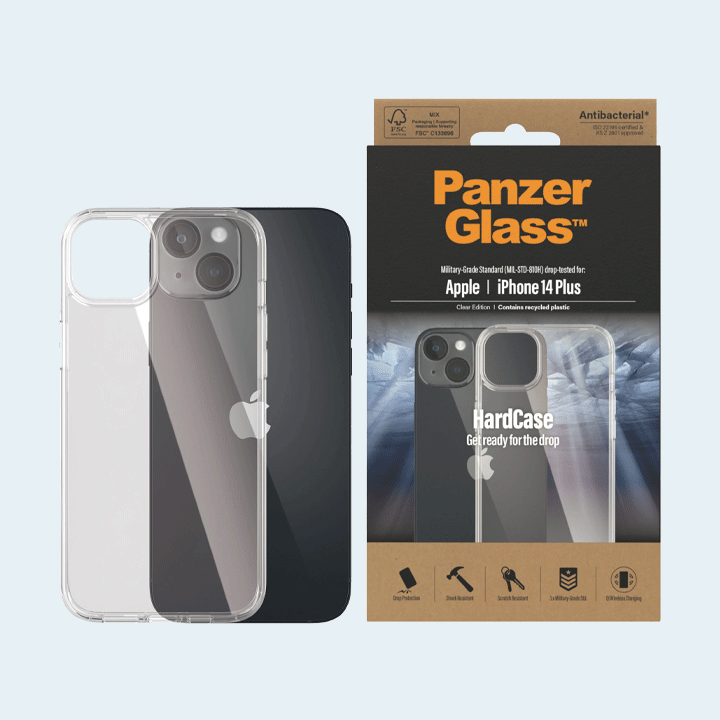 PanzerGlass Hardcase for iPhone 14 Plus - Clear