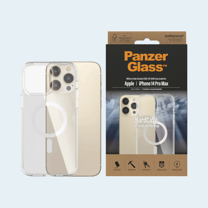 PanzerGlass MagSafe Hard Case for iPhone 14 Pro Max – Clear