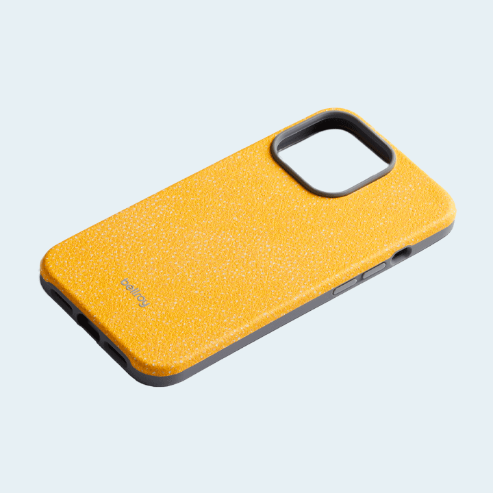 Bellroy Leather Case for iPhone 13 Pro Max - Citrus
