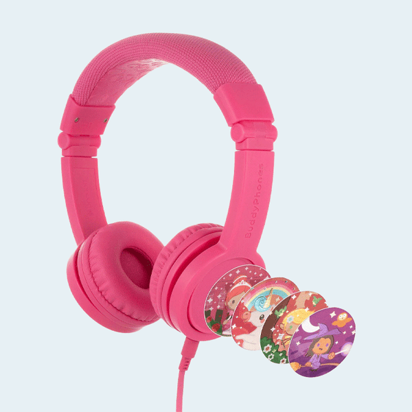 BuddyPhones Safe Audio Headphones - Pink