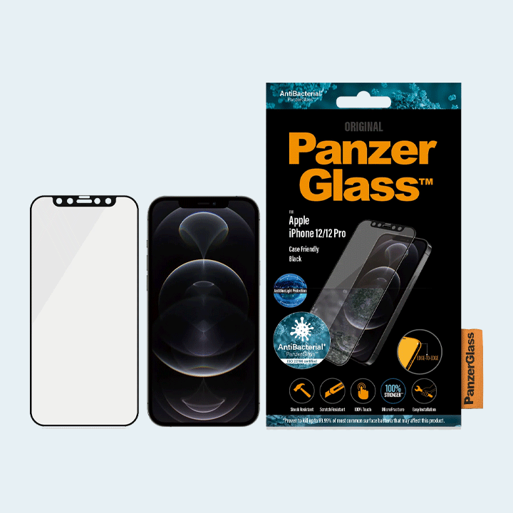 PanzerGlass Anti-Bluelight iPhone 12/12 Pro - Black
