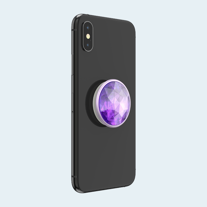 Popsockets PopGrip Premium - Disco Crystal Orchid