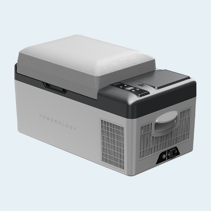 Powerology Smart Portable Fridge and Freezer 15600mAh 20L - Grey
