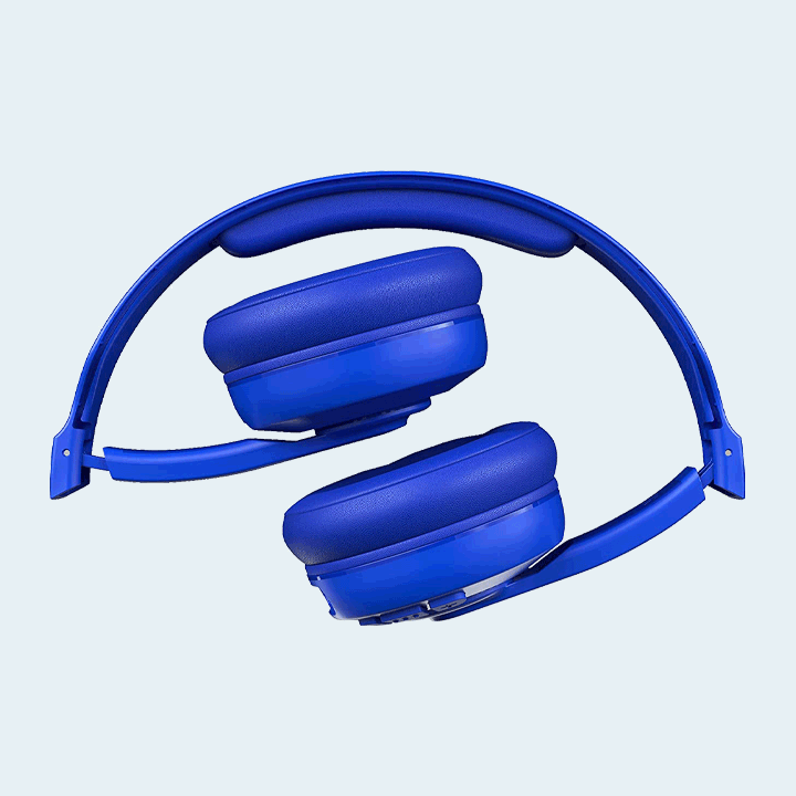 SKULLCANDY CASSET WIRELESS ON-EAR HEADPHONES(S5CSW-M712) - BLUE