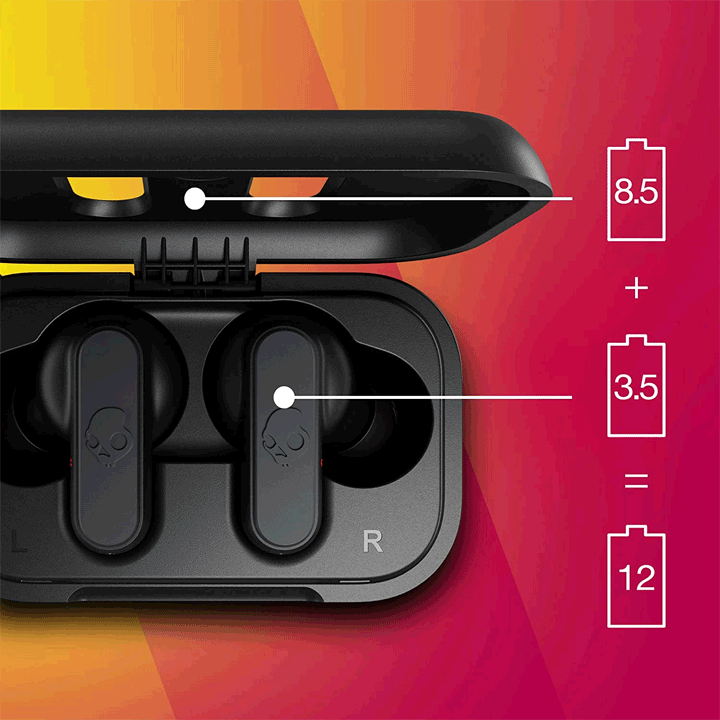 Skullcandy S2DMW-P740 Dime True Wireless Earbuds - Black