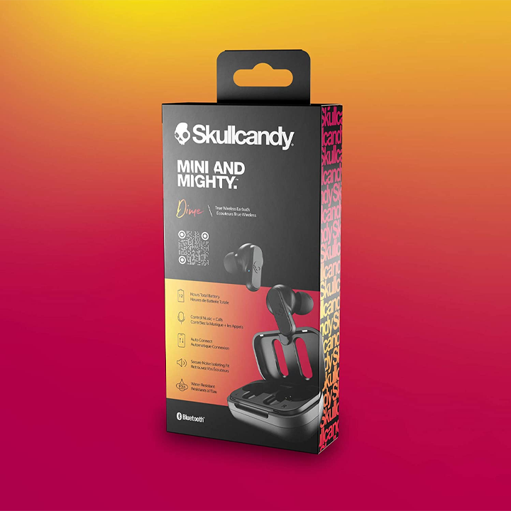 Skullcandy S2DMW-P740 Dime True Wireless Earbuds - Black