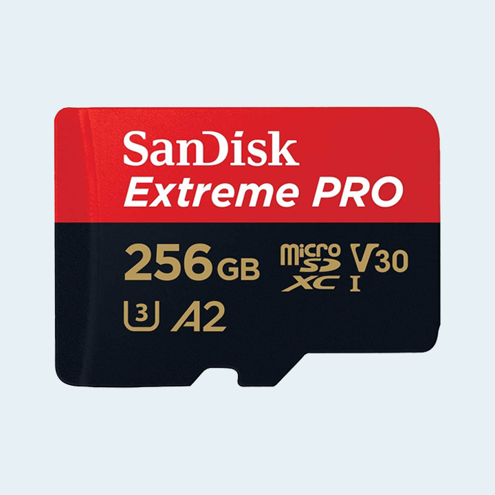 SANDISK EXTREME PRO A2 MICRO MEMORY CARD 256GB