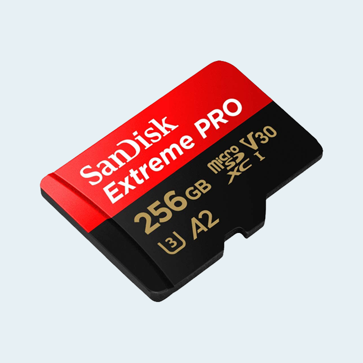SANDISK EXTREME PRO A2 MICRO MEMORY CARD 256GB