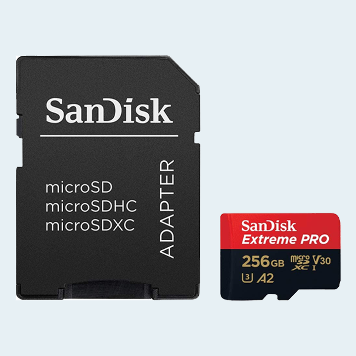 SANDISK EXTREME PRO A2 MICRO MEMORY CARD 256GB