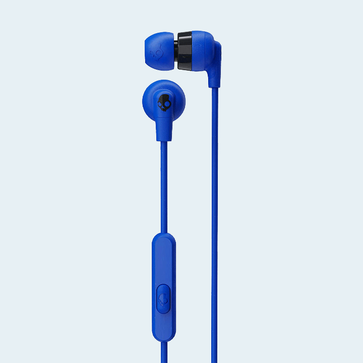 SKULLCANDY INKD+ EARBUDS WITH MICROPHONE(S2IMY-M686)- BLUE