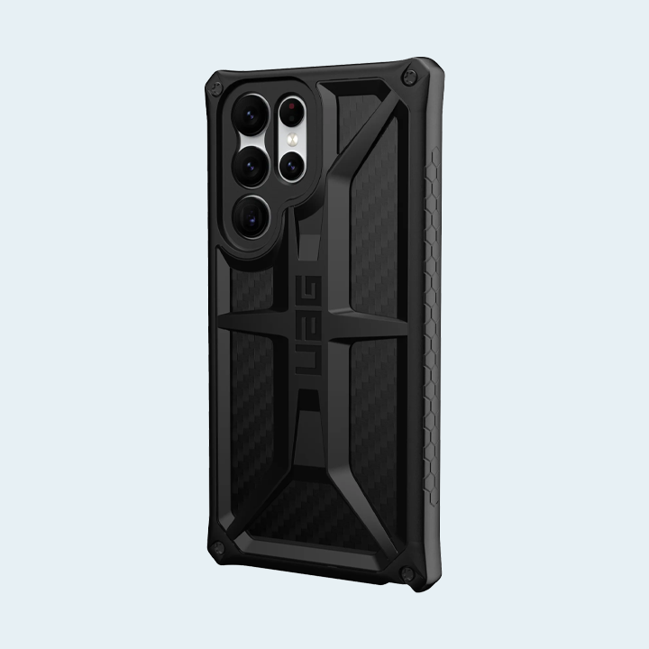 UAG Premium Protection Monarch Series for Samsung Galaxy S22 Ultra 5G - Carbon Fiber