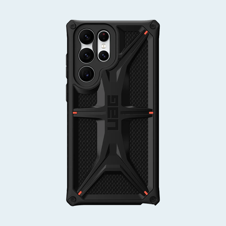 UAG Premium Protection Monarch Series for Samsung Galaxy S22 Ultra 5G - Kevlar Black