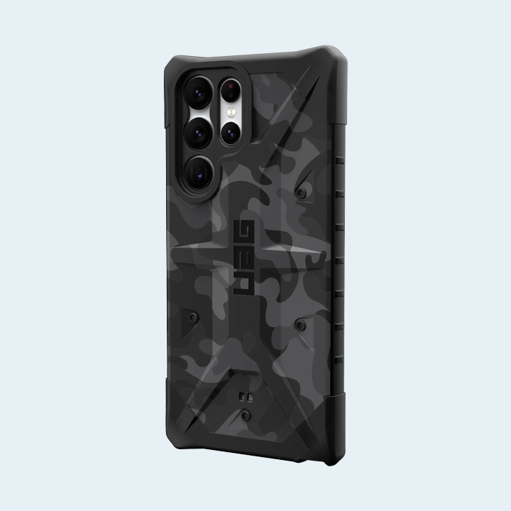 UAG Rugged Protection Pathfinder Series for Samsung Galaxy S22 Ultra 5G - Midnight Camo