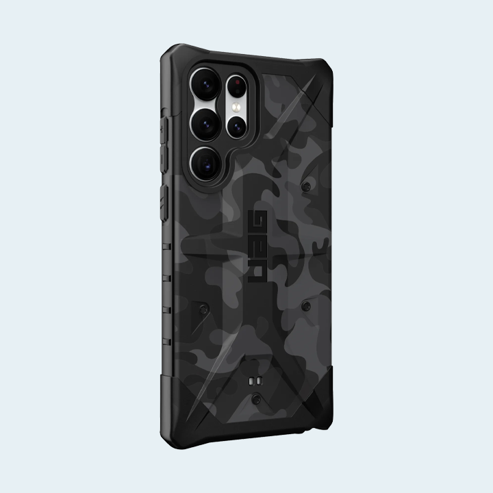UAG Rugged Protection Pathfinder Series for Samsung Galaxy S22 Ultra 5G - Midnight Camo