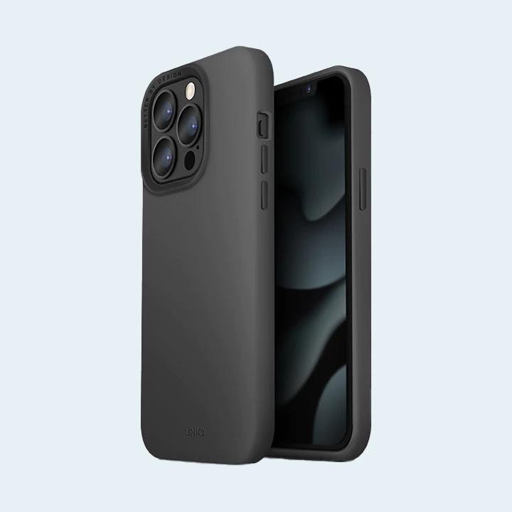 Uniq Hybrid Lino Hue Magsafe Case for iPhone 13 Pro - Grey