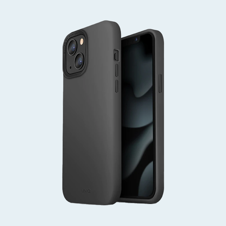 Uniq Hybrid Lino Hue Magsafe Case for iPhone 13 - Grey