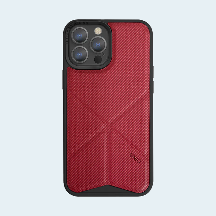 Uniq Hybrid Transforma MagSafe Case for iPhone 13 Pro - Red