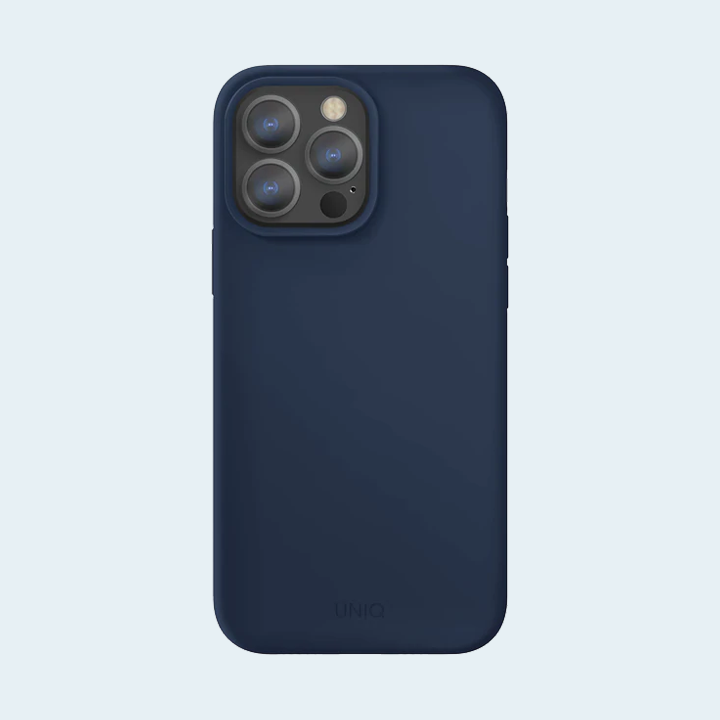 Uniq Hybrid Lino Hue Magsafe Case for iPhone 13 Pro - Artic Blue