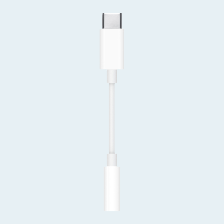Apple USB C to Headphone Jack Adaptor MU7E2