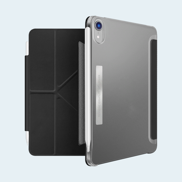 Viva Madrid Conver Multi Fold Integrated Stand Case for iPad Mini 8.3 inch 6th Gen - Black