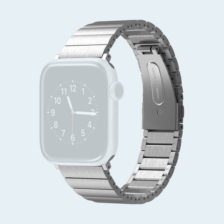 Viva Madrid Lavier Metal Strap for Apple Watch 42/44MM - Silver