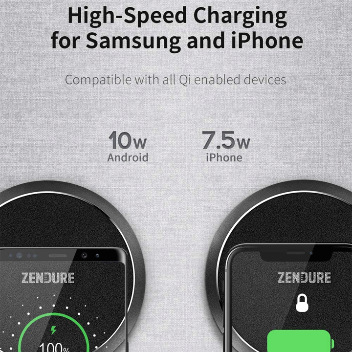 Zendure Q4 Wireless Charger with QI 10W