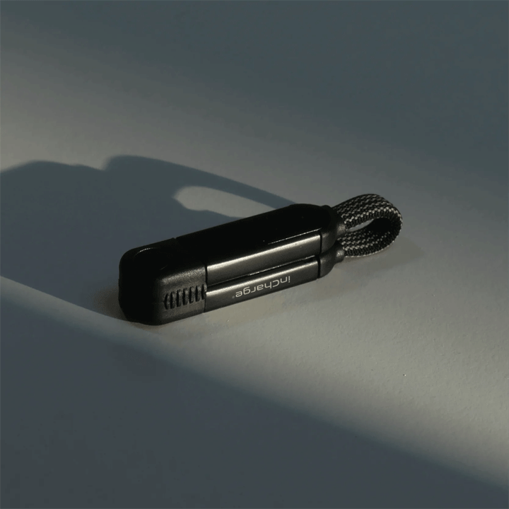 Rolling Square inCharge X (USB,USB-C to USB-C,iPhone + Micro) - Black