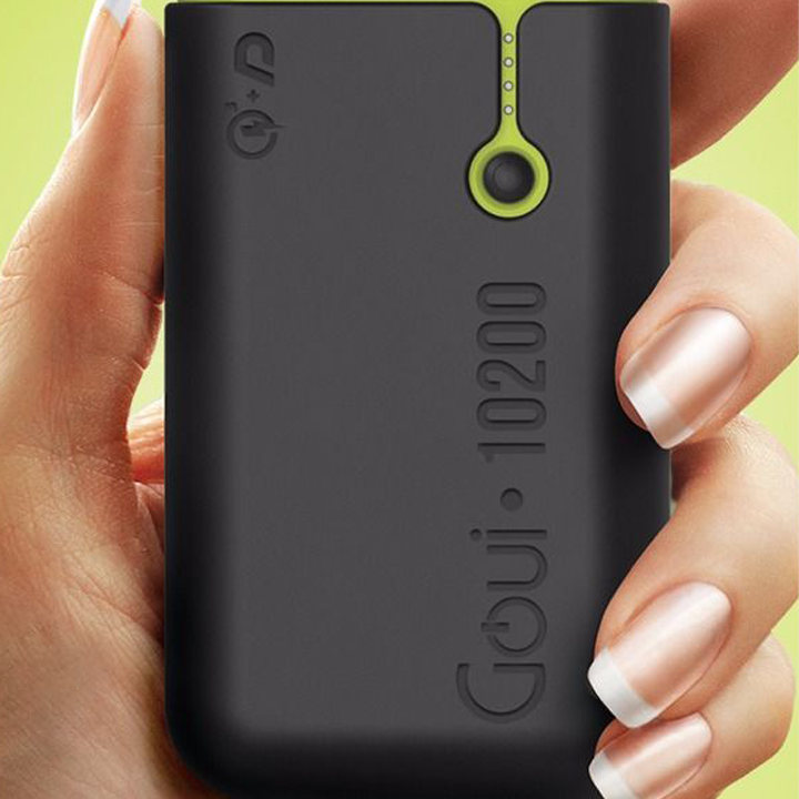 Goui Vogue QC 3.0 Portable Battery 10200mAh - Black