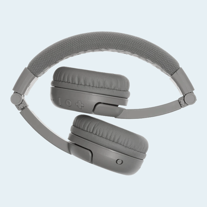 BuddyPhones Wireless Audio Headphones - Grey