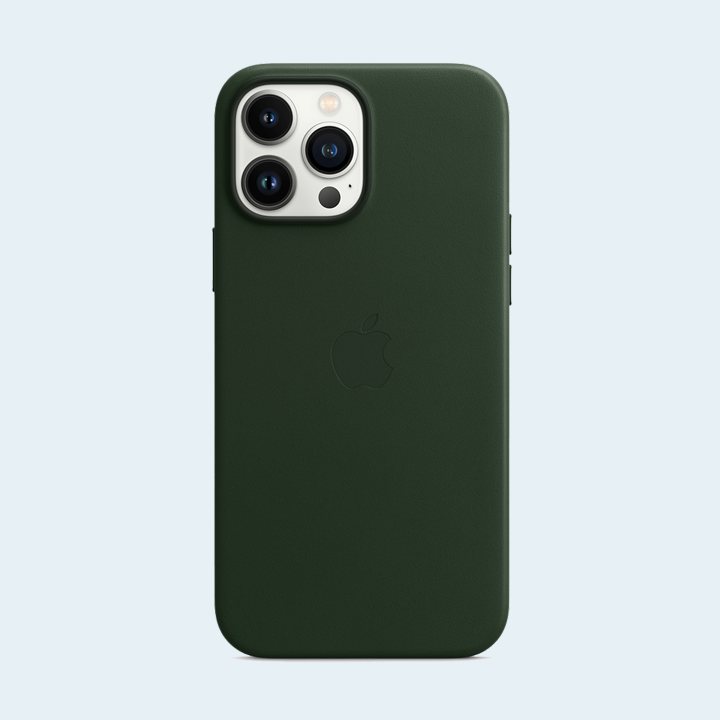 Apple iPhone 13 Pro Max Leather Case With MagSafe - Sequoia Green
