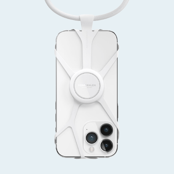 Vonmahlen Infinity Plus Universal Phone Strap + Phone Grip (VN-IFP-01) - White
