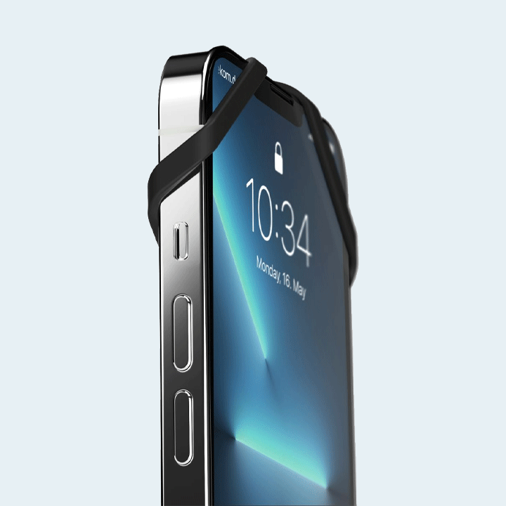 Vonmahlen Infinity Plus Universal Phone Strap + Phone Grip (VN-IFP-01) - Black