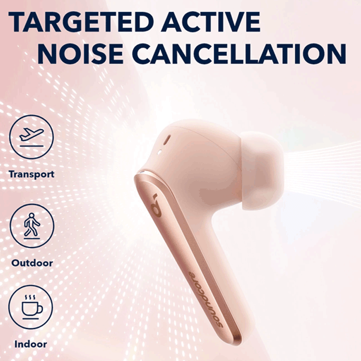 Anker Soundcore Liberty Air 2 Pro True Wireless Earbuds A3951051 - Pink
