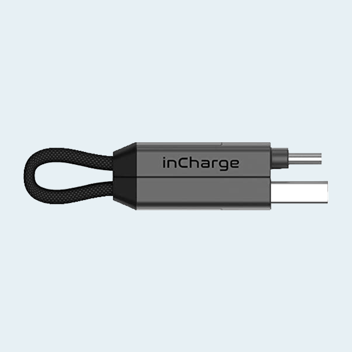 Rolling Square inCharge 6 – 6 In 1 Cable - Mercury Grey